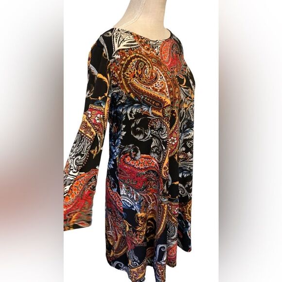 MSK  Paisley Dress Medium - Picture 4 of 8